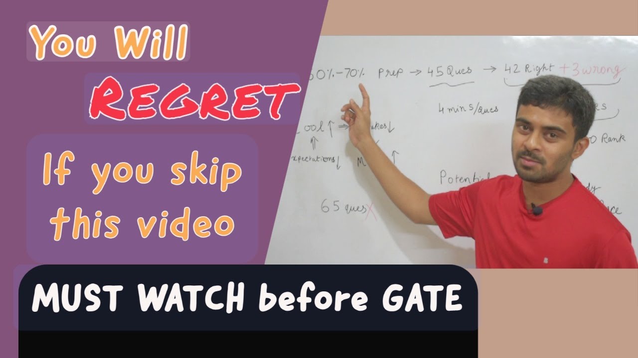 Attempt only 45 questions in GATE.
