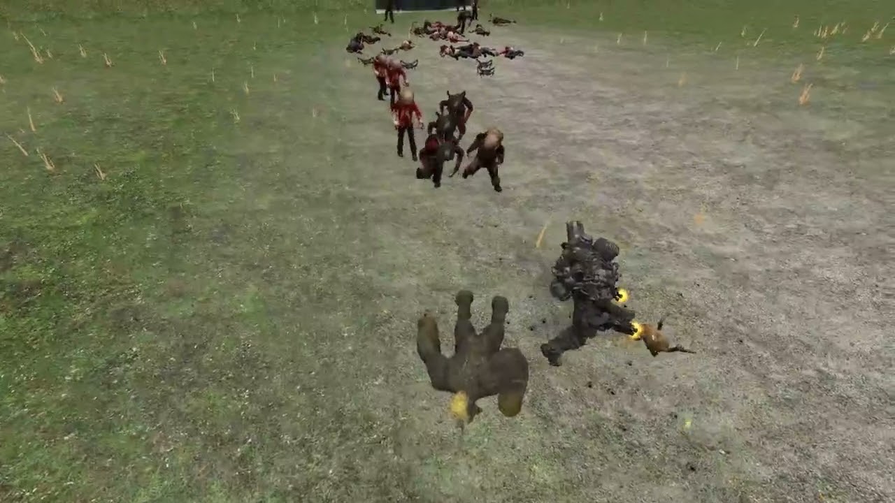 rudi juger vs zombie horde