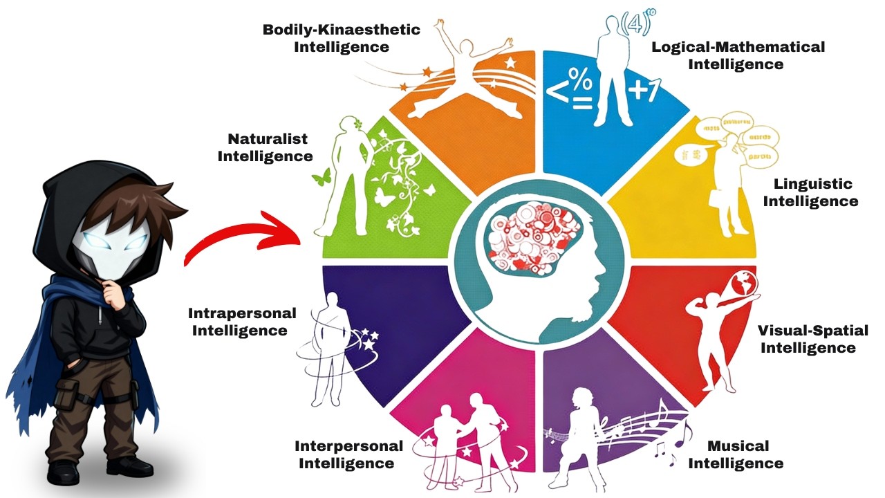 There are 9 types of intelligence, which one do you have?