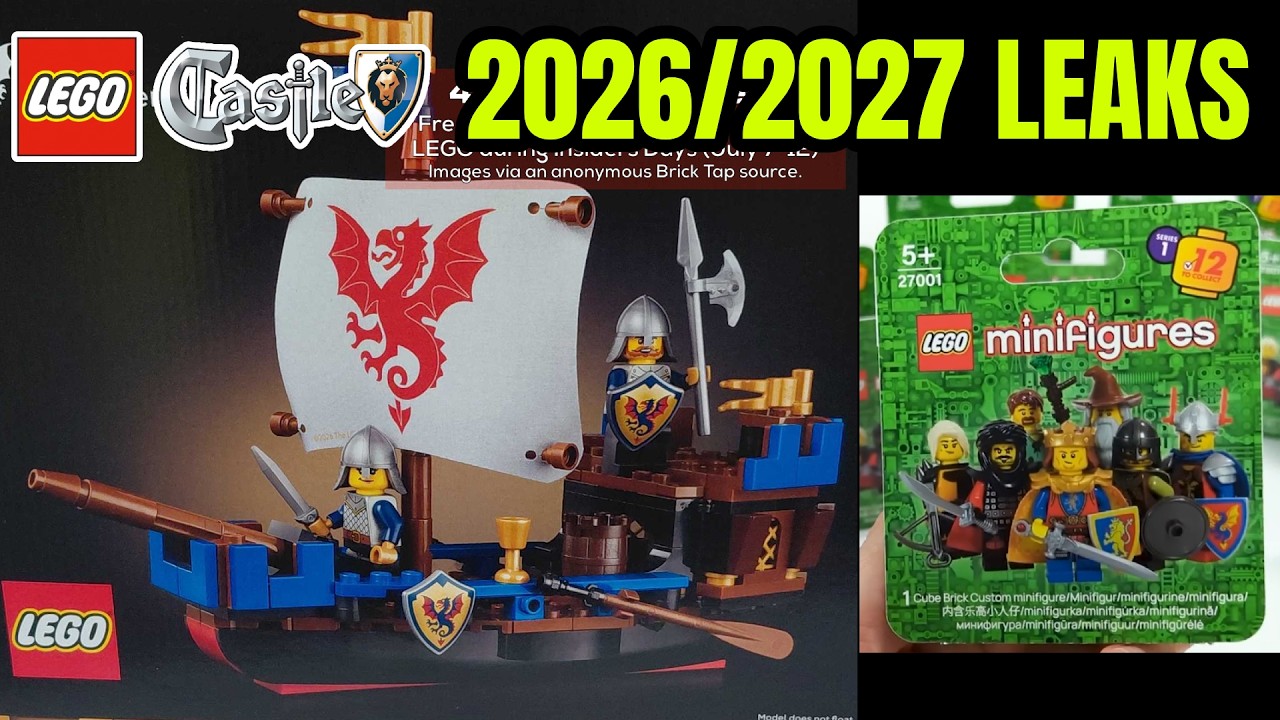 Sea Serpent LEAK + Series 30 Knights! LEGO Castle News