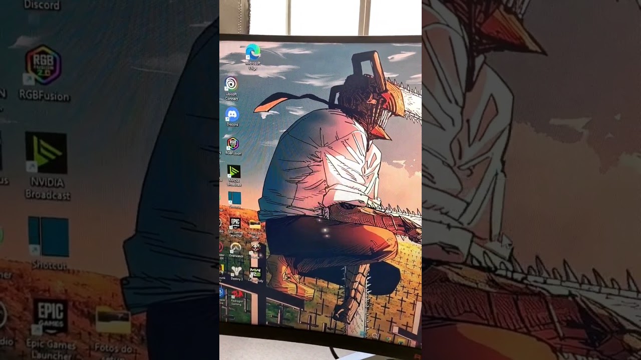 Como deixar o pc muito mais bonito!!!   #pc #dicas #setup #pcgamer #wallpaper