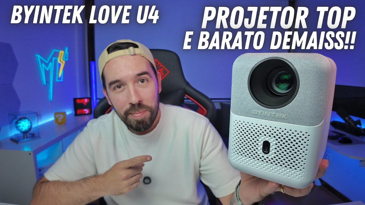 SURREAL - PROJETOR BYINTEK LOVE U4 BOM E BARATO - ADEUS HY300