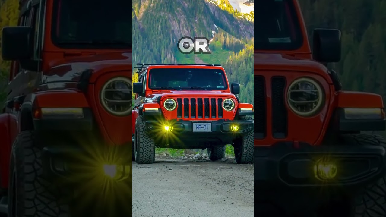 This or That? Yellow vs. Amber Fog Light Film Covers for Jeep Wrangler!