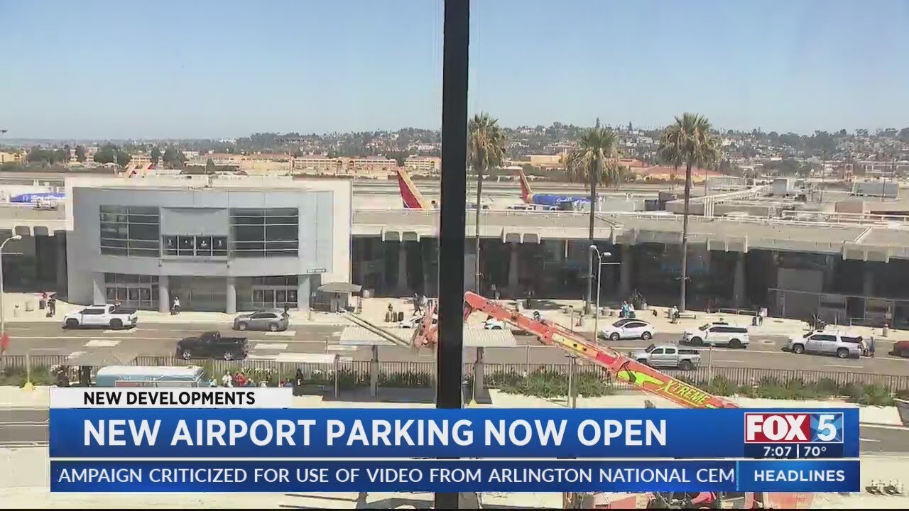 San Diego International Airport opens new parking plaza
