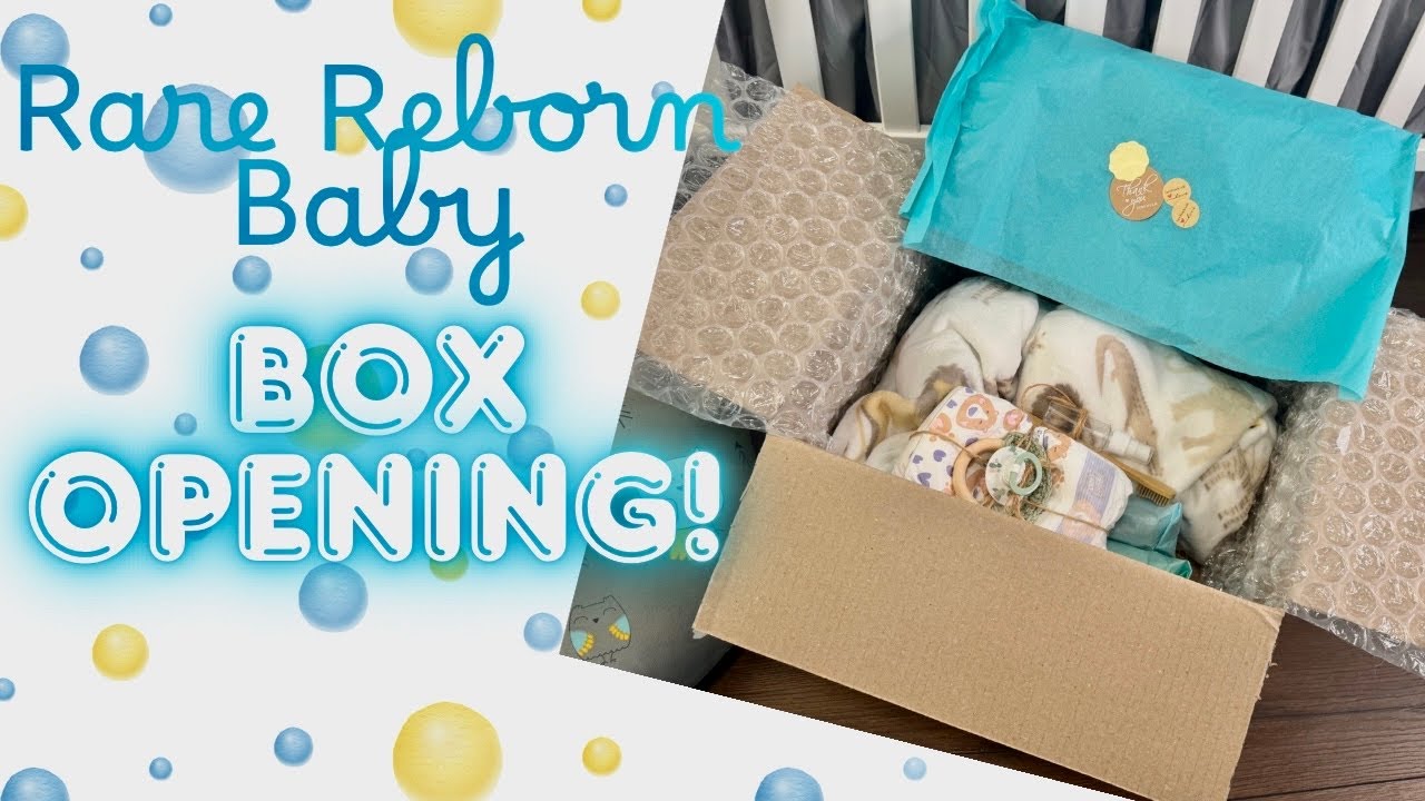 Открывается самая милая коробка с куклой Reborn Baby! Я просто обязана была его забрать!