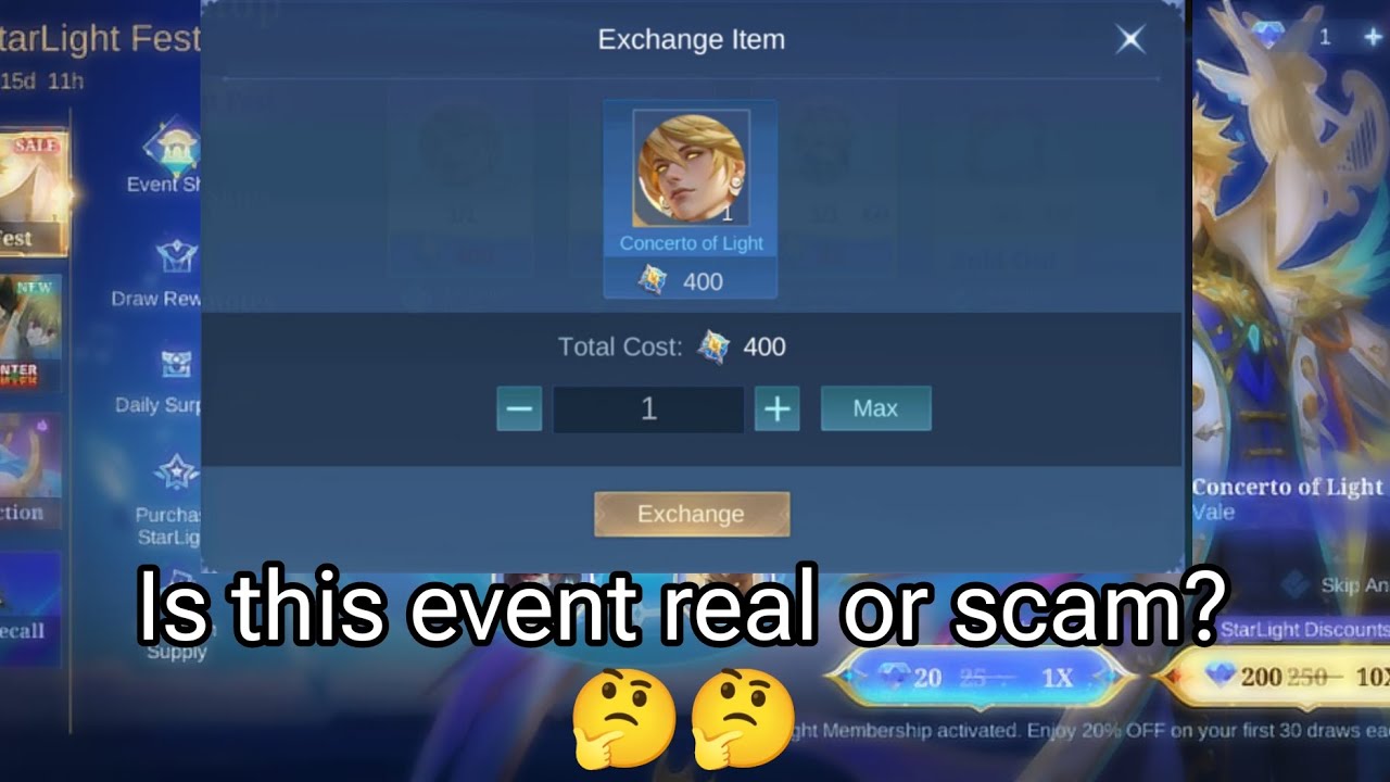 MLBB Starlight Fest SCAM? Here's How I Got Fooled #mobilelegendsbangbang #mlbbcommunity #mlbb