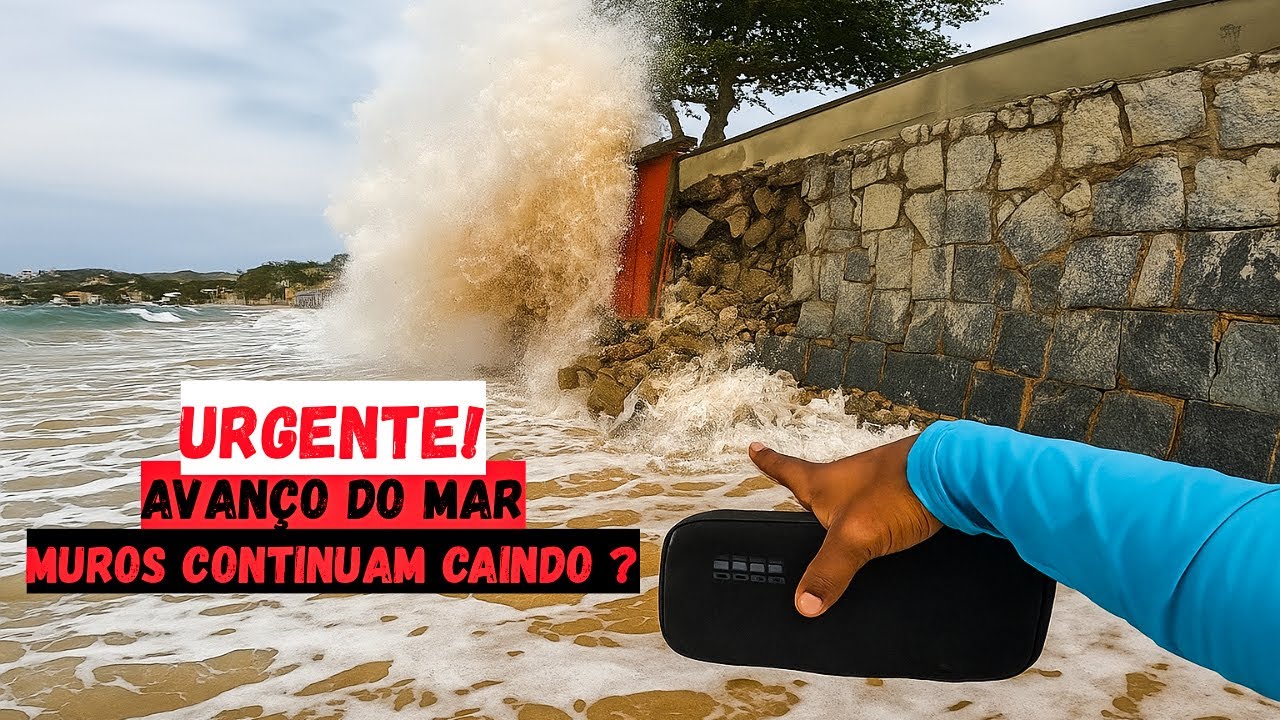 TRAGÉDIA ANUNCIADA ? O mar está tomando tudo em Búzios RJ