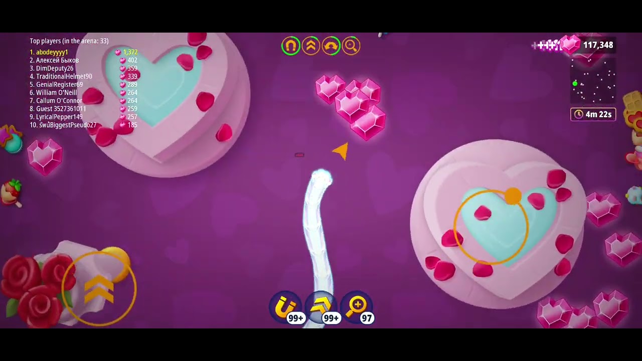 Love Event in Worms Zone 