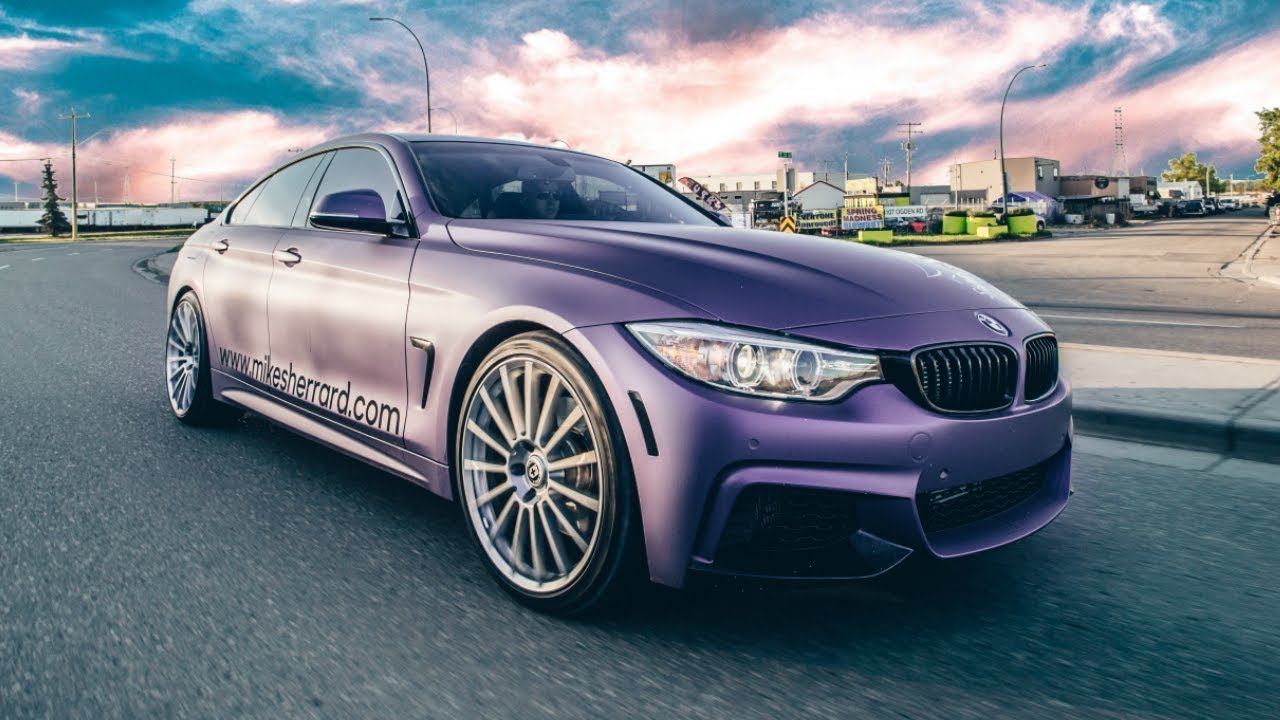 Matte Metallic Purple BMW 435i Gran Coupe x 20