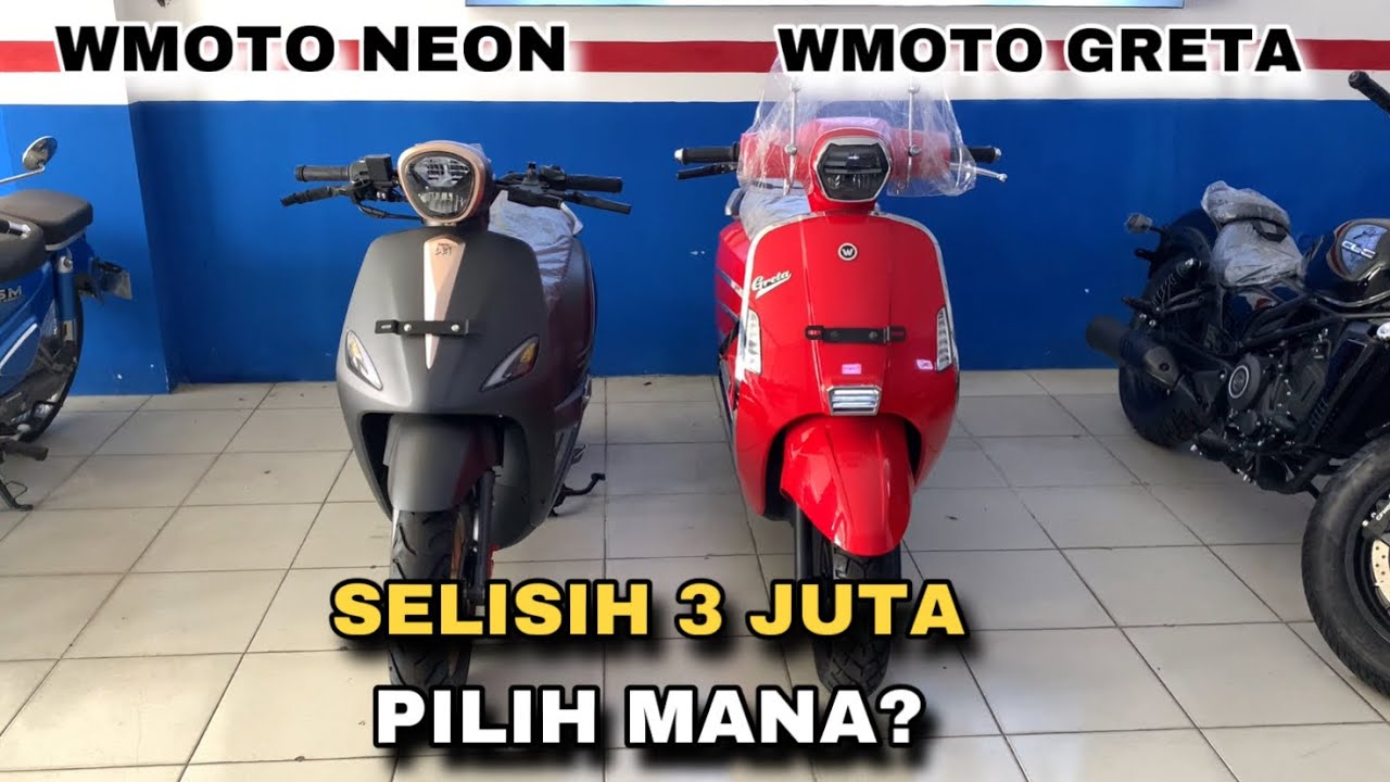 BEDA 3 JUTA❗️WMOTO GRETA 150 vs WMOTO LETBE NEON 125 I Pilih Mana?