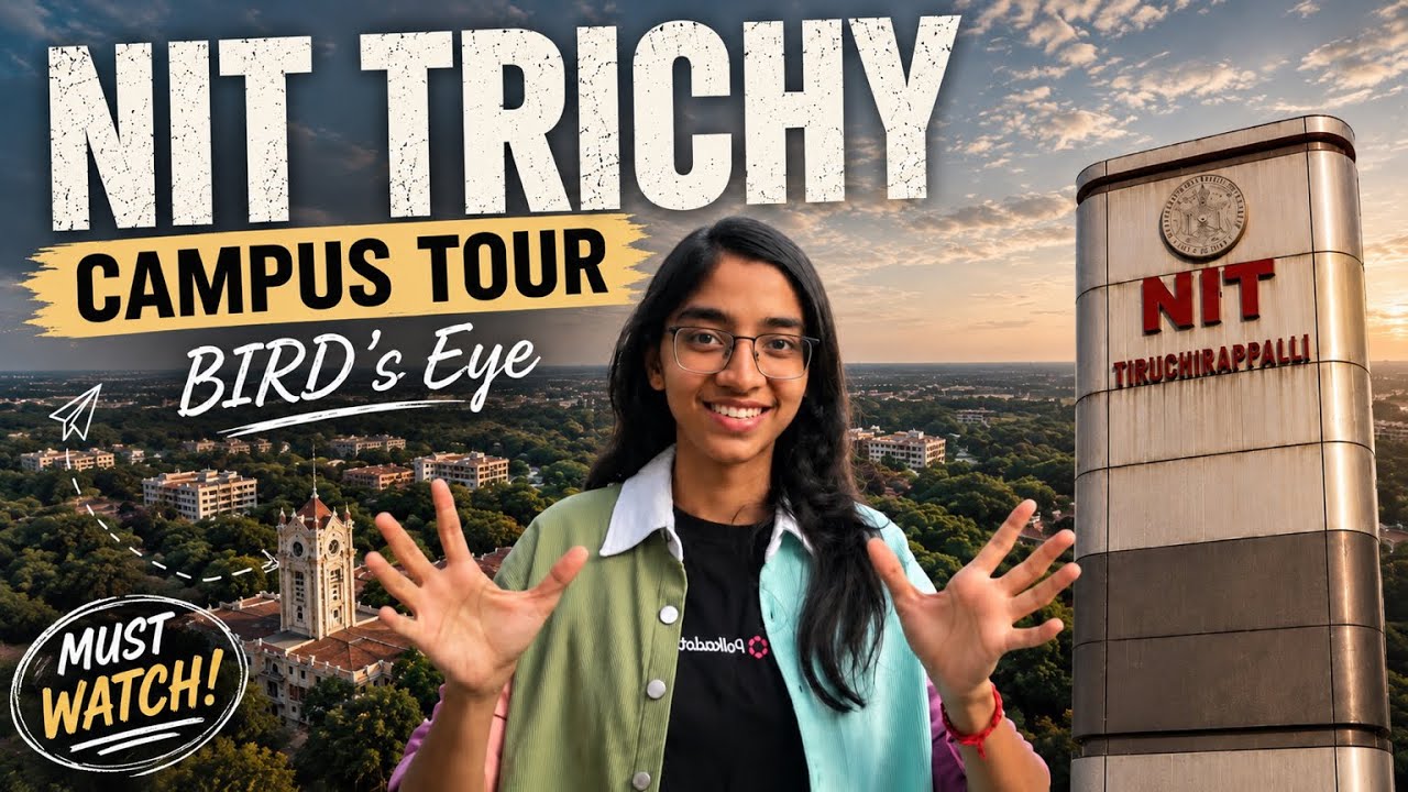 NIT TRICHY Drone Campus Tour | Aerial View🦅😍✨🙌🏻