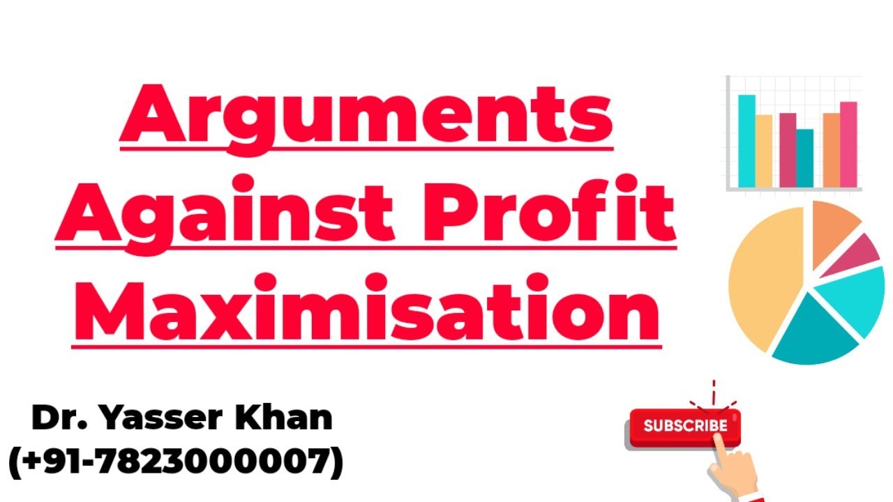 Arguments Against Profit Maximisation | Business Studies | Commerce | Economics | CUET UGC NET UPSC