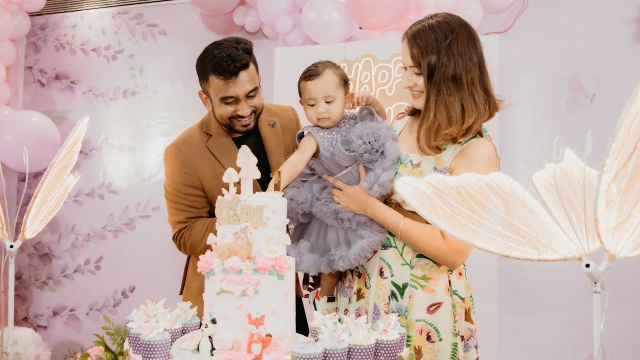Arika’s 1st Birthday Celebration | Cinematic Birthday video | highlights| Baby Girl Turns One