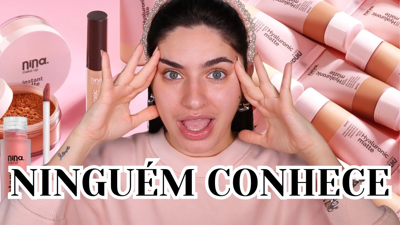 TESTEI UMA MARCA DESCONHECIDA - Nina Makeup