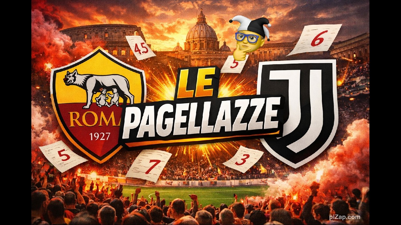 ROMA - JUVENTUS 3-3 LE PAGELLAZZE