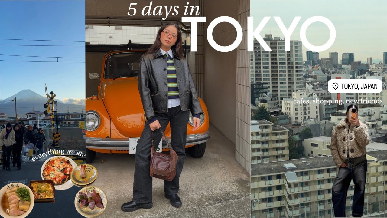 TOKYO vlog | winter in tokyo, favorite food spots, shopping, & making friends in a new city⋆౨ৎ˚⟡˖ ࣪