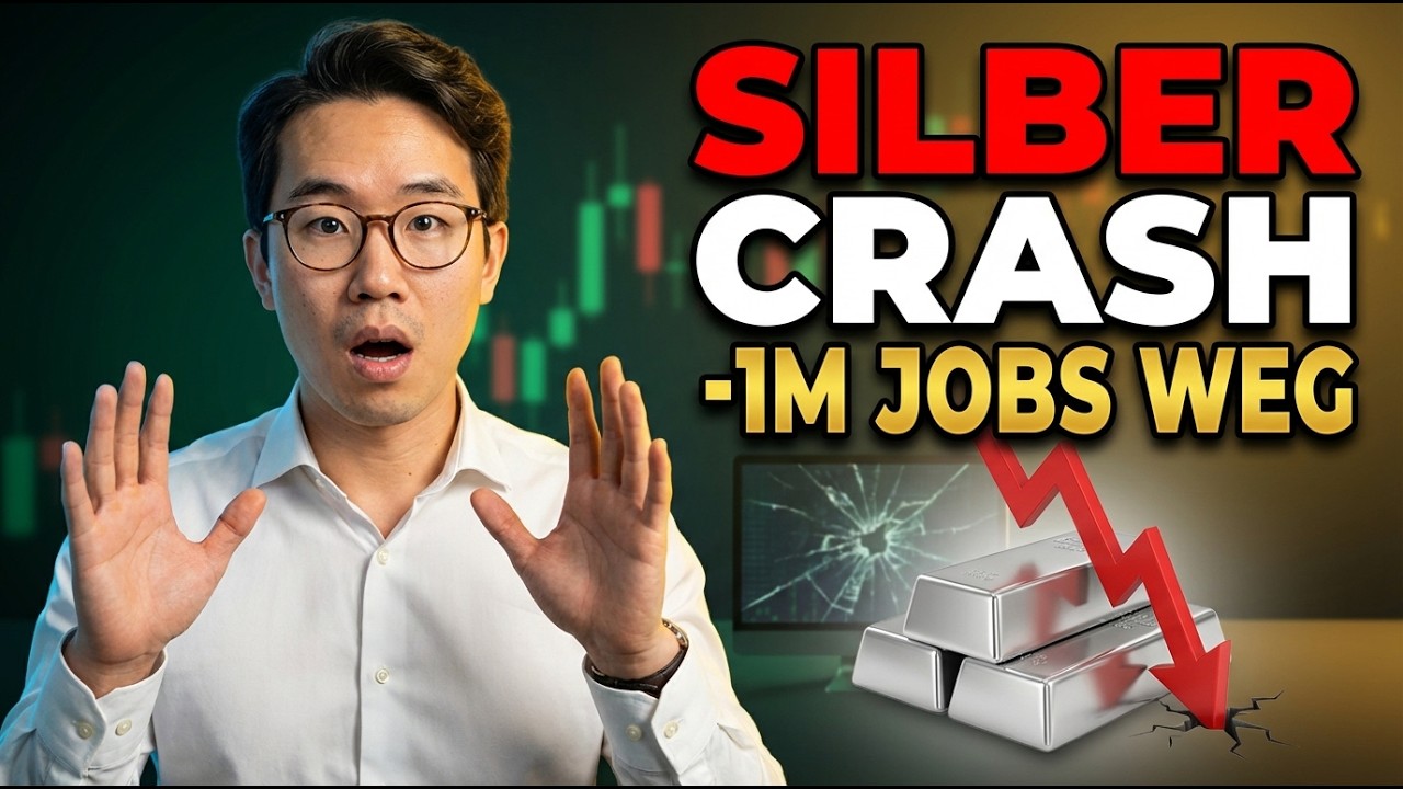 -1M Jobs WEG. Sie haben Silber gecrasht, damit DU verkaufst.