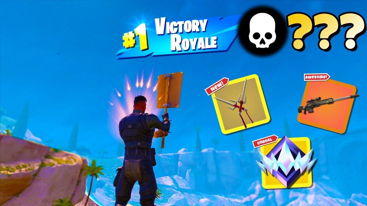 High Elimination Unreal Ranked Solo Win Gameplay (Fortnite Chapter 5 Zero Builds)