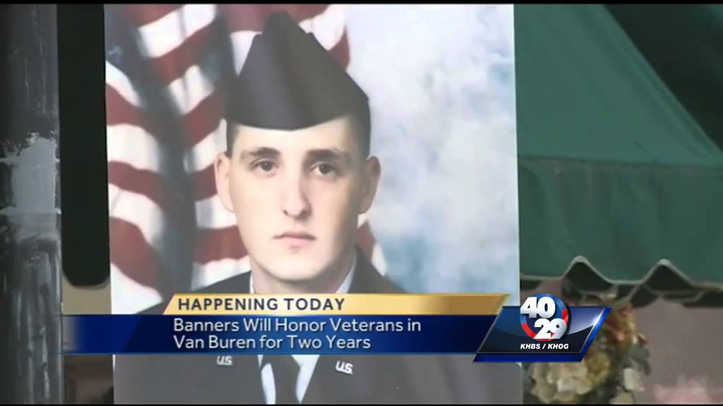 Local veterans honored on banners around Van Buren