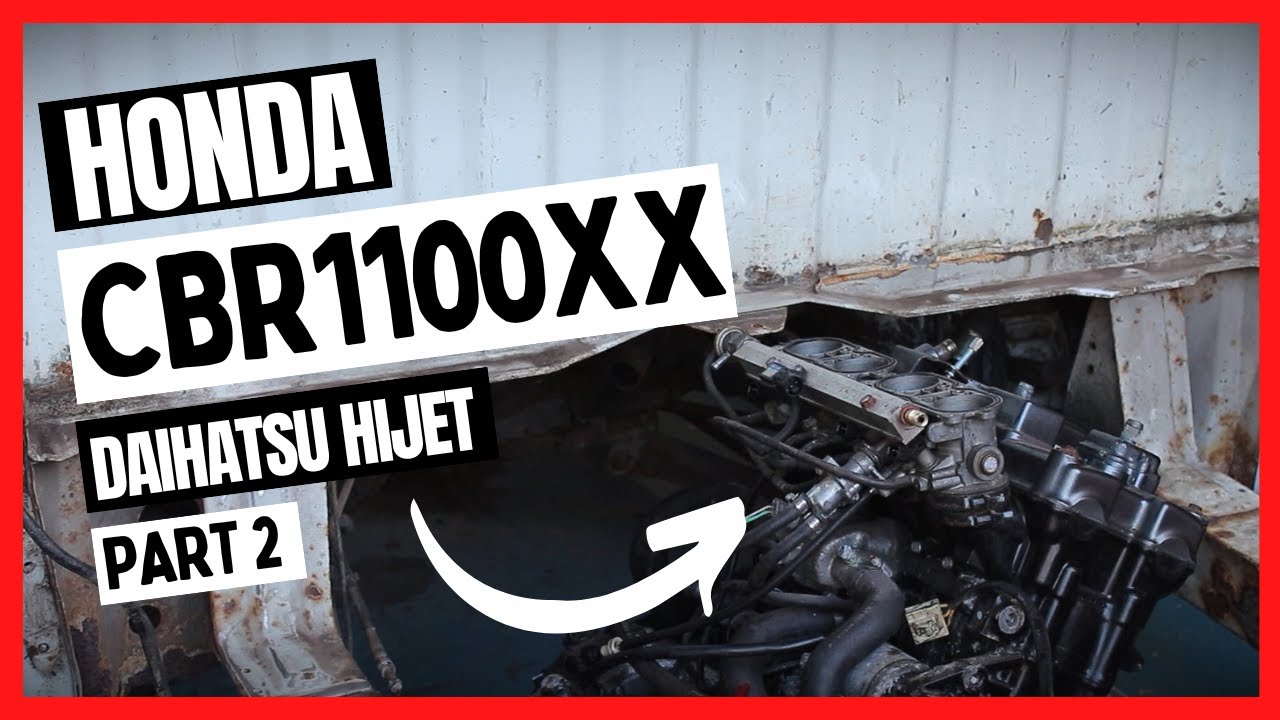 Honda CBR1100XX Super Blackbird Daihatsu Hi-jet Mini Truck thing