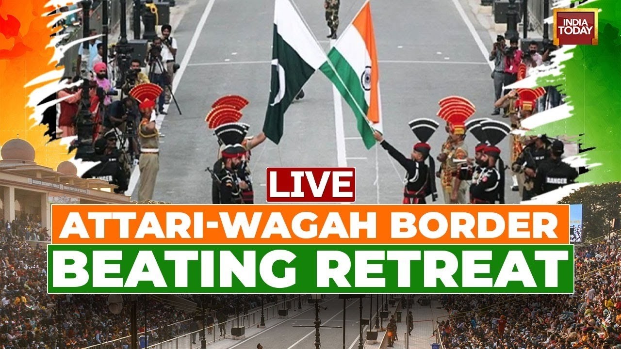 WATCH Beating Retreat Ceremony: Attari-Wagah Border Beating Retreat Ceremony | Independence Day 2026