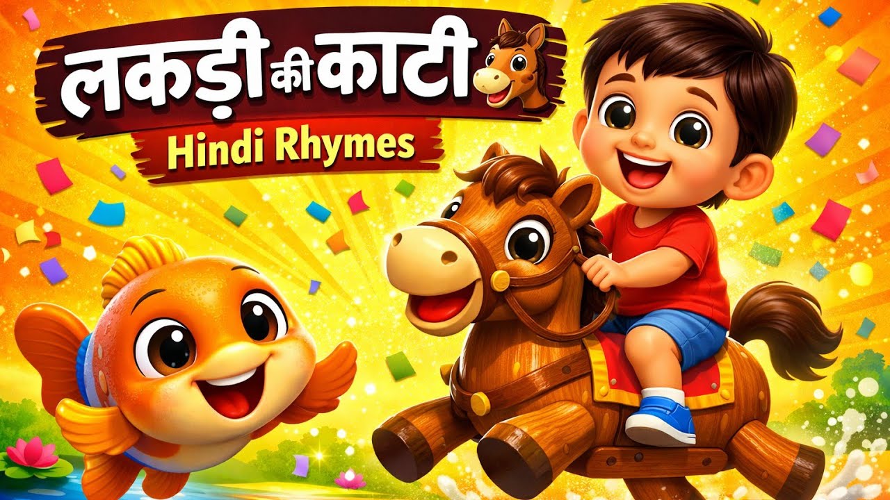 लकड़ी की काठी | Lakdi Ki Kathi काठी पे घोड़ा 🐴 | Hindi Nursery Rhymes 2026 | Kids Songs