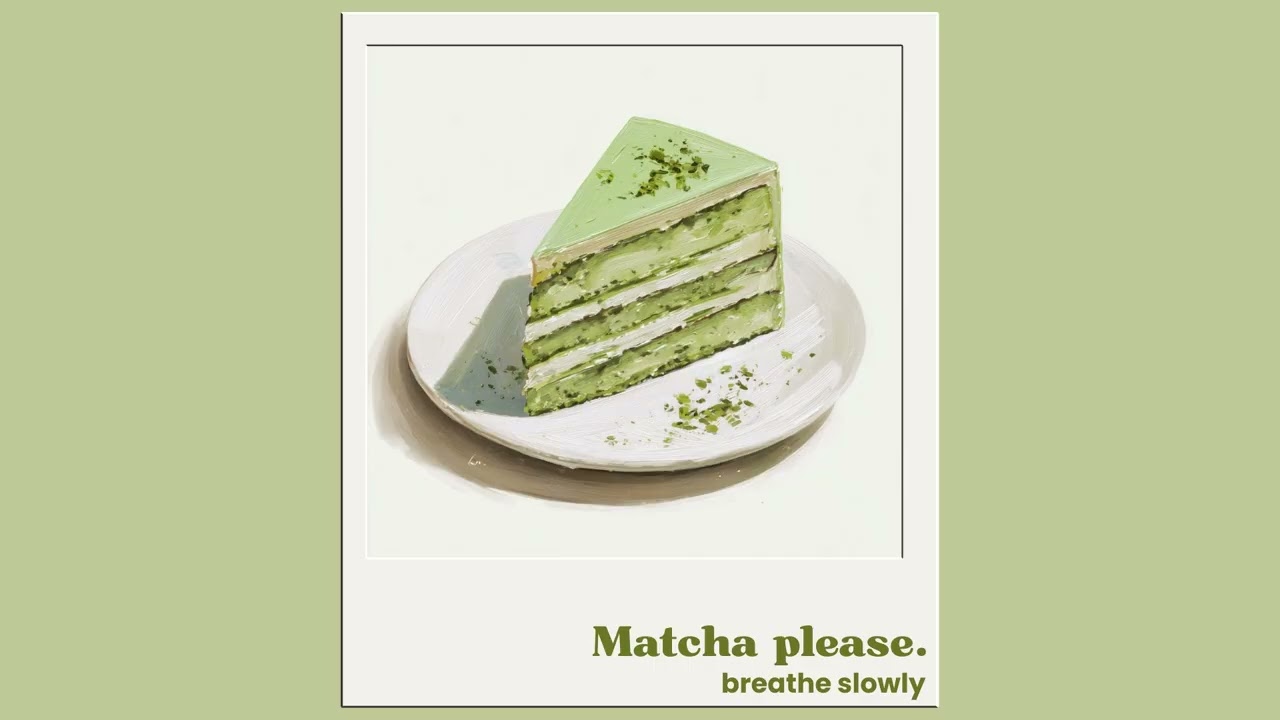 lo-fi + matcha = happiness 🍵🎶🍰