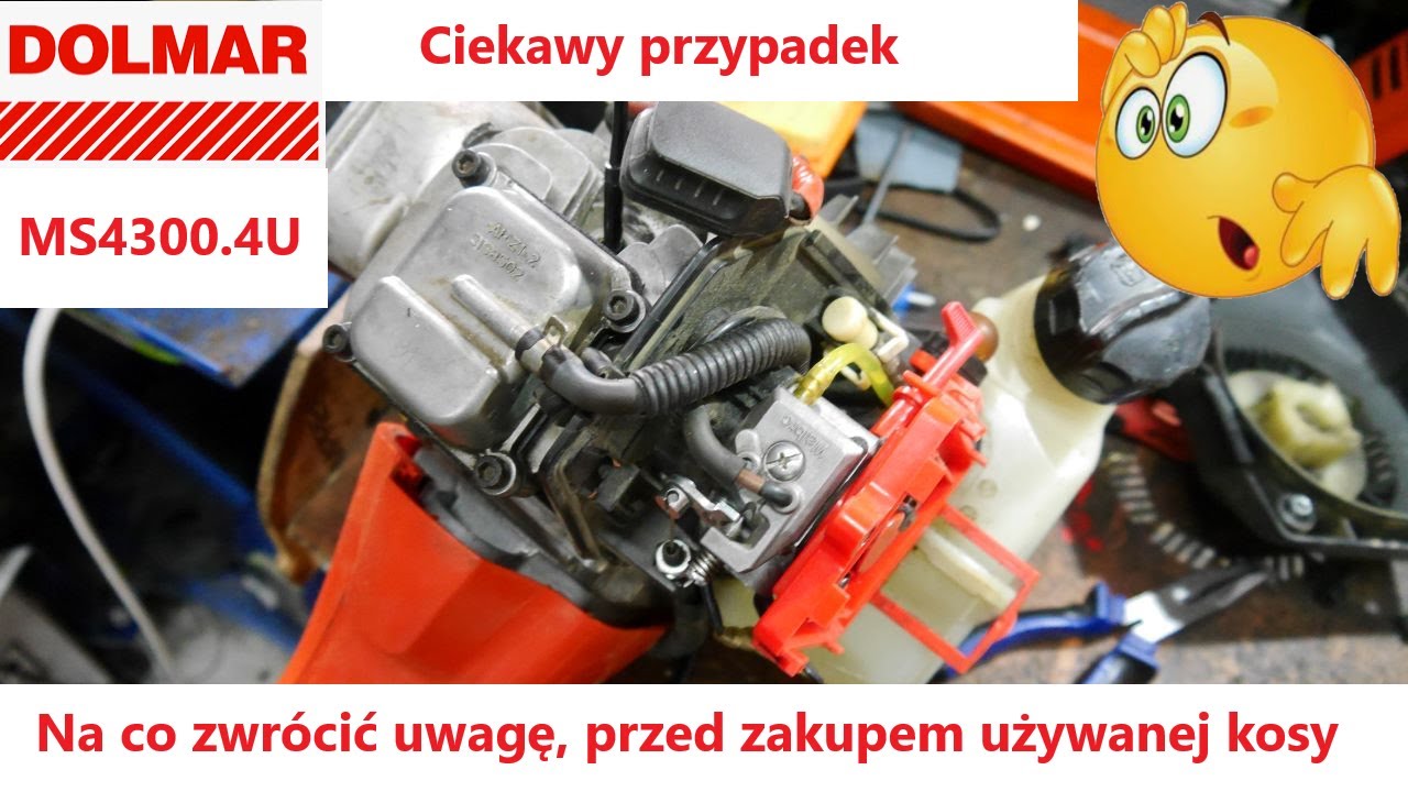 #rpgarażowo. Kosa Dolmar MS4300.4U / Makita EM4350UH. Ciekawy przypadek, po zakupie używanej kosy.