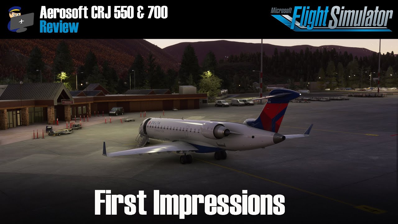 MSFS 2020 |  AEROSOFT CRJ | REVIEW: CRJ 700 & 550 first impressions