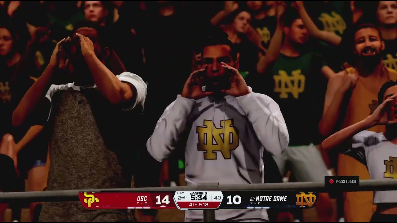 Dropped the bag EA SPORTS College Football 26