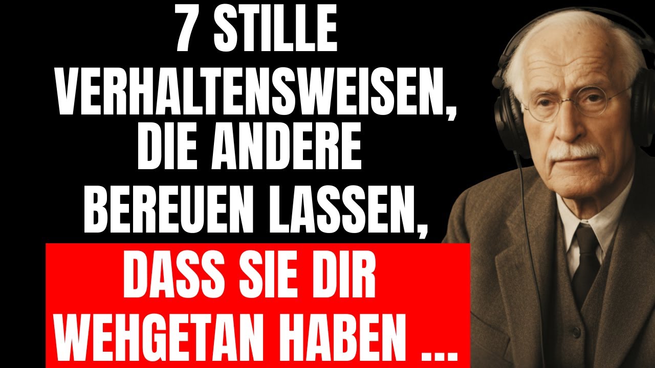 7 stille Verhaltensweisen, die andere bereuen lassen, dass sie Ihnen wehgetan haben | Carl Jung