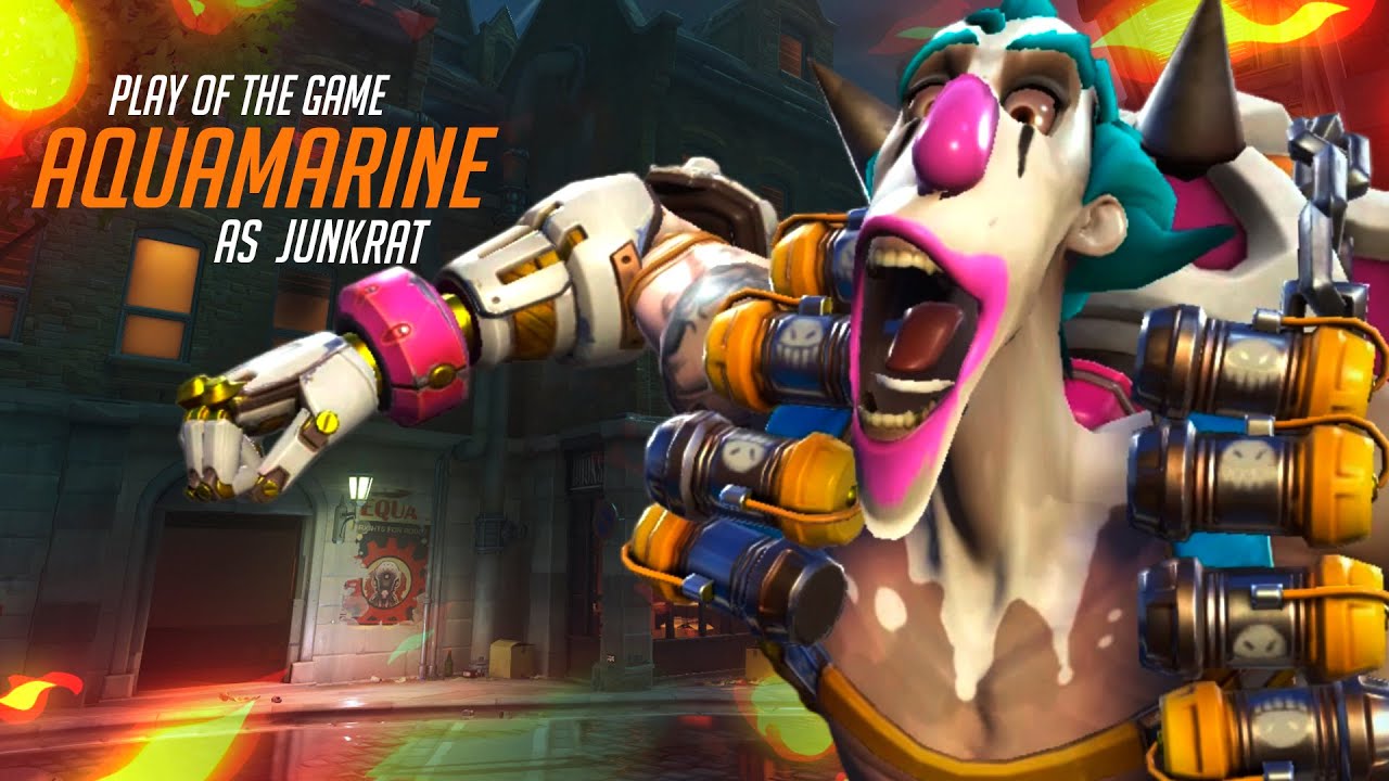 #1 JUNKRAT IS BACK - AQUAMARINE! POTG! [OVERWATCH 2 SEASON 18]