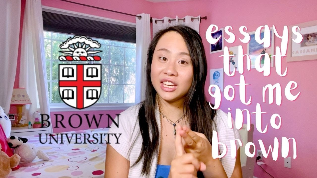 READING ESSAYS THAT GOT ME INTO BROWN UNIVERSITY | Class with Cass