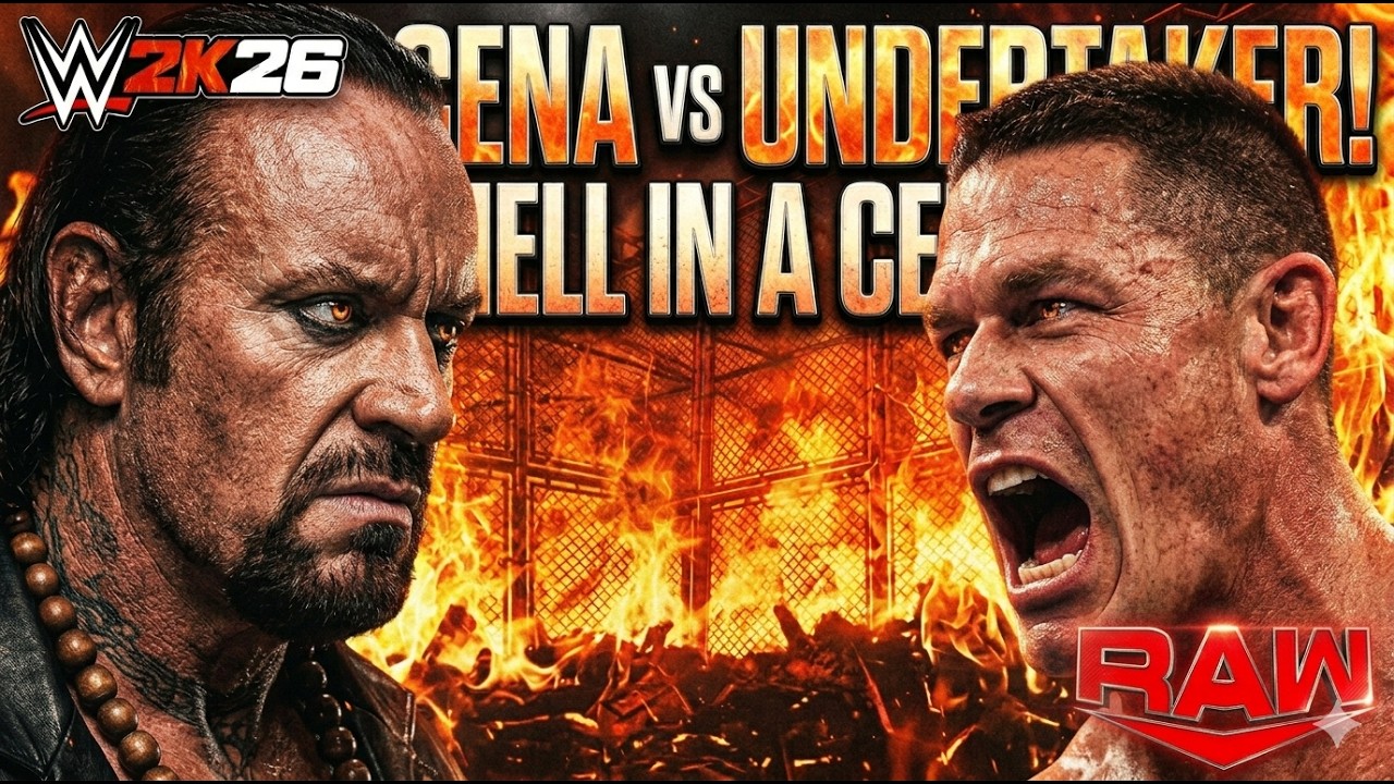 🔴LIVE  : JOHN CENA VS. Undertaker  - Game Play | WWE Extreme Rules Match || 2K26 WWE