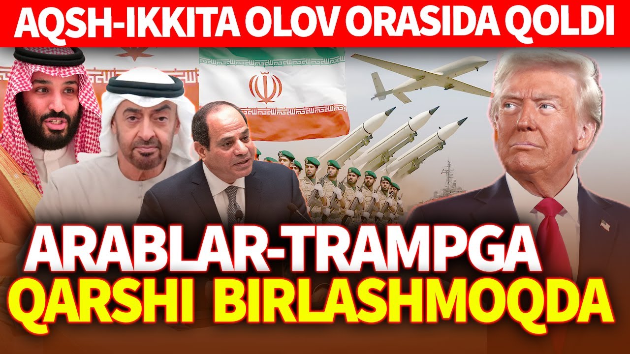 TEZKOR..AQSH 2-OLOV ORASIDA QOLDI..ARABLAR-TRAMPGA QARSHI BIRLASHMOQDA