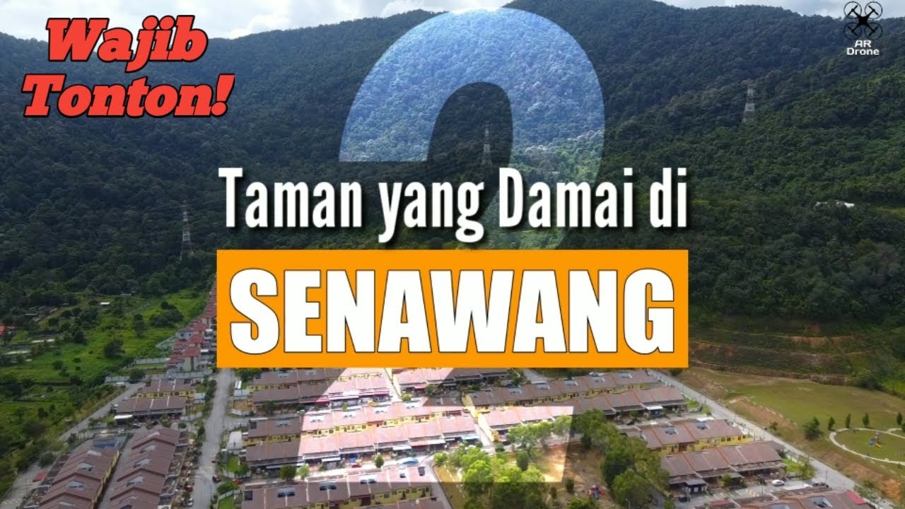 2 Taman Yang Damai Di Senawang | Di bawah kaki bukit | Pemandangan dari drone | Senawang | Seremban