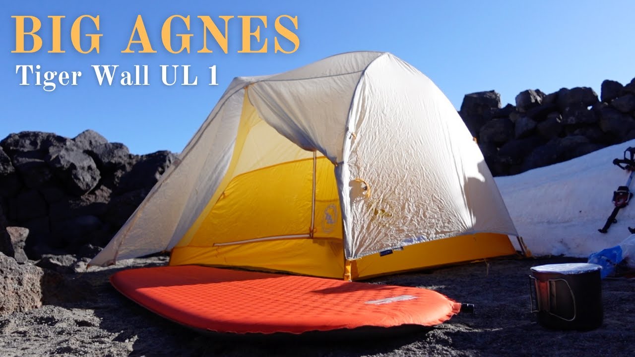 Mount Adams: Tent set up | BIG AGNES Tiger Wall UL1| Mt Adams Lunch Counter
