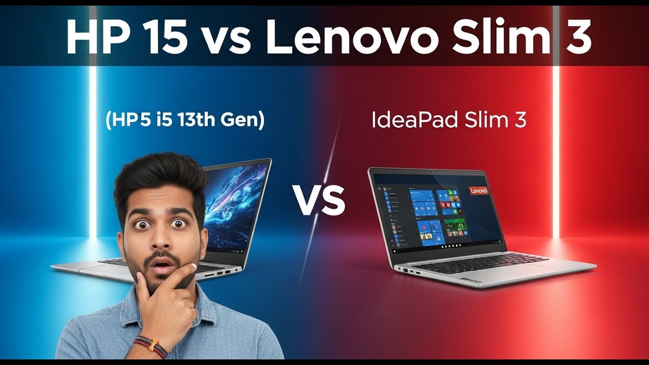 HP 15 i5 13th Gen vs Lenovo IdeaPad Slim 3 | Link In Description🔥