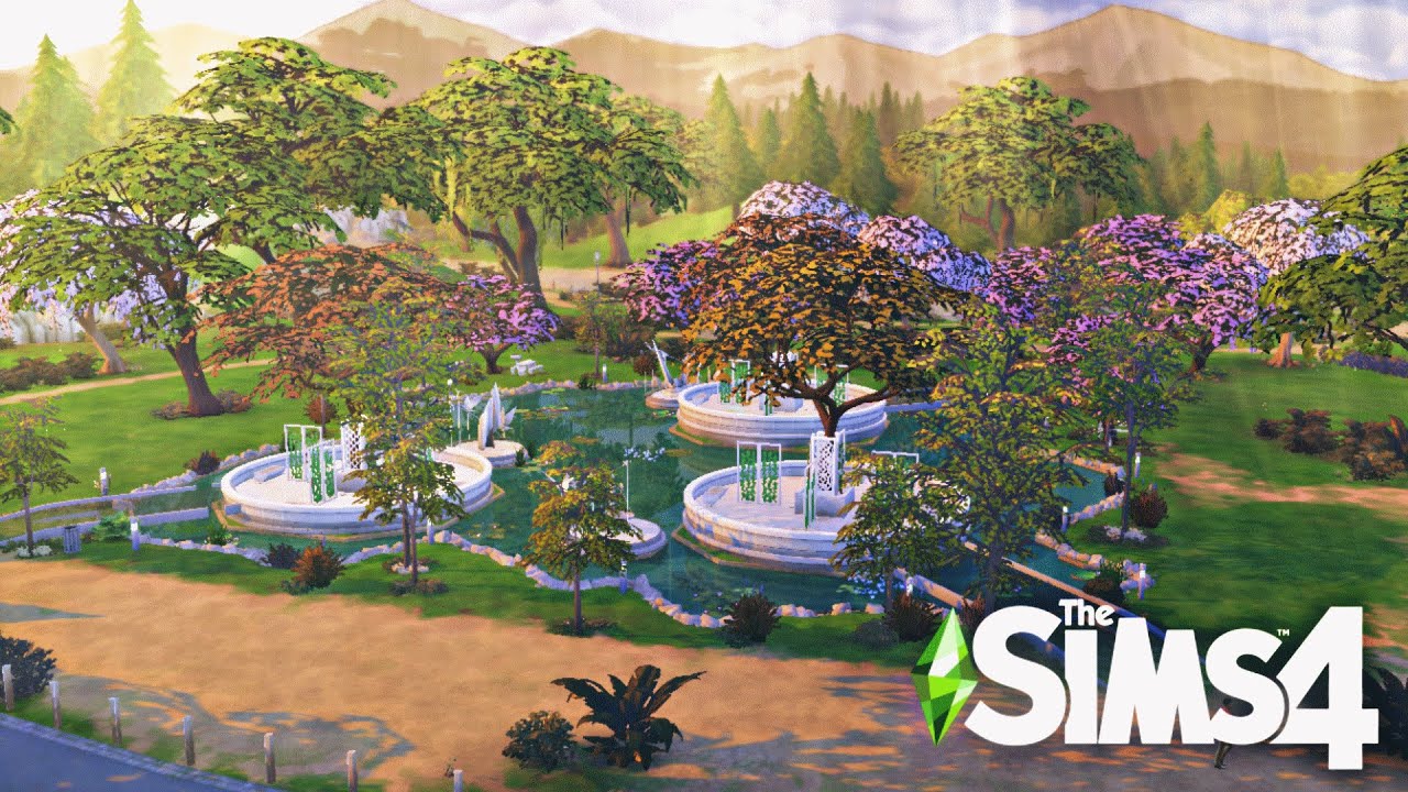 The garden | The Sims 4 speed build