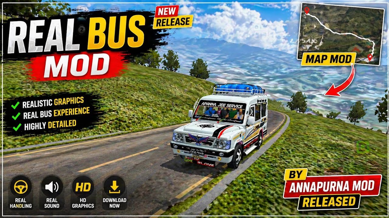 Finally New Nepali TATA Sumo Mod For BUSSID||Released by Annapurna Mod
