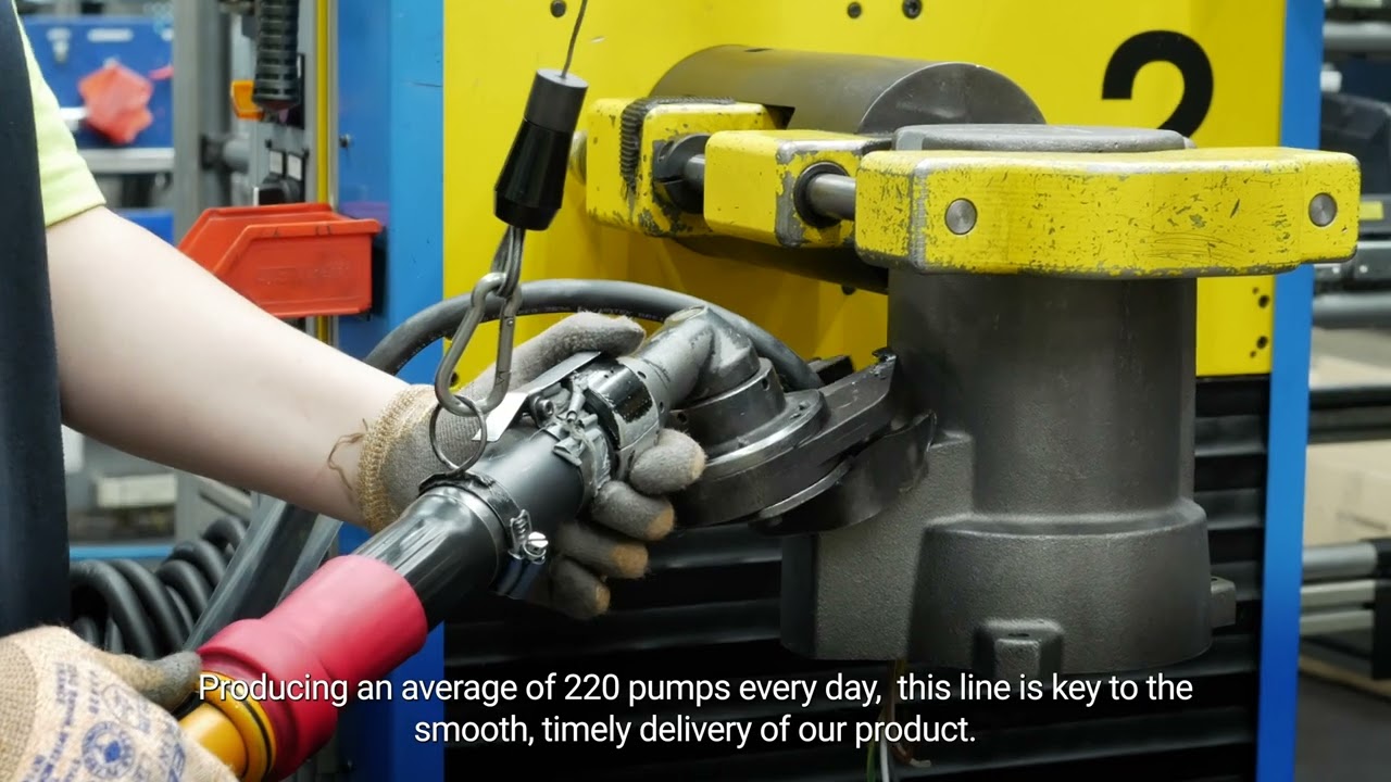 What Flygt's Small Pump Assembly Line Looks Like I Emmaboda, Sweden