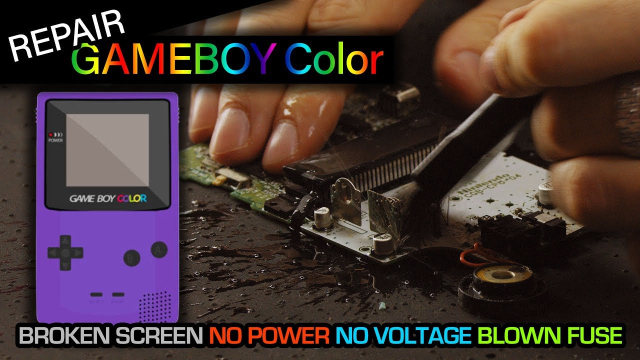 Ремонт оригинальной игровой консоли Game Boy Color | Аппаратное обеспечение и электроника: 03