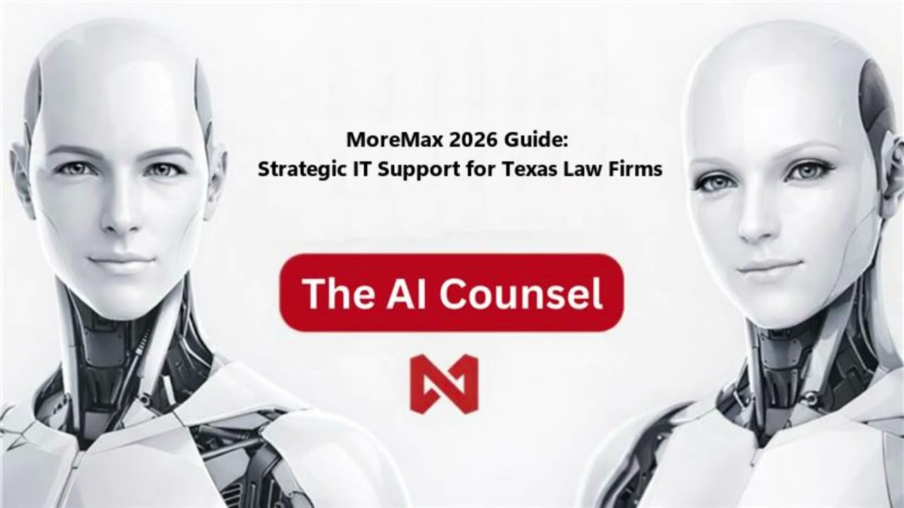 MoreMax 2026 Guide: Strategic IT Support for Texas Law Firms