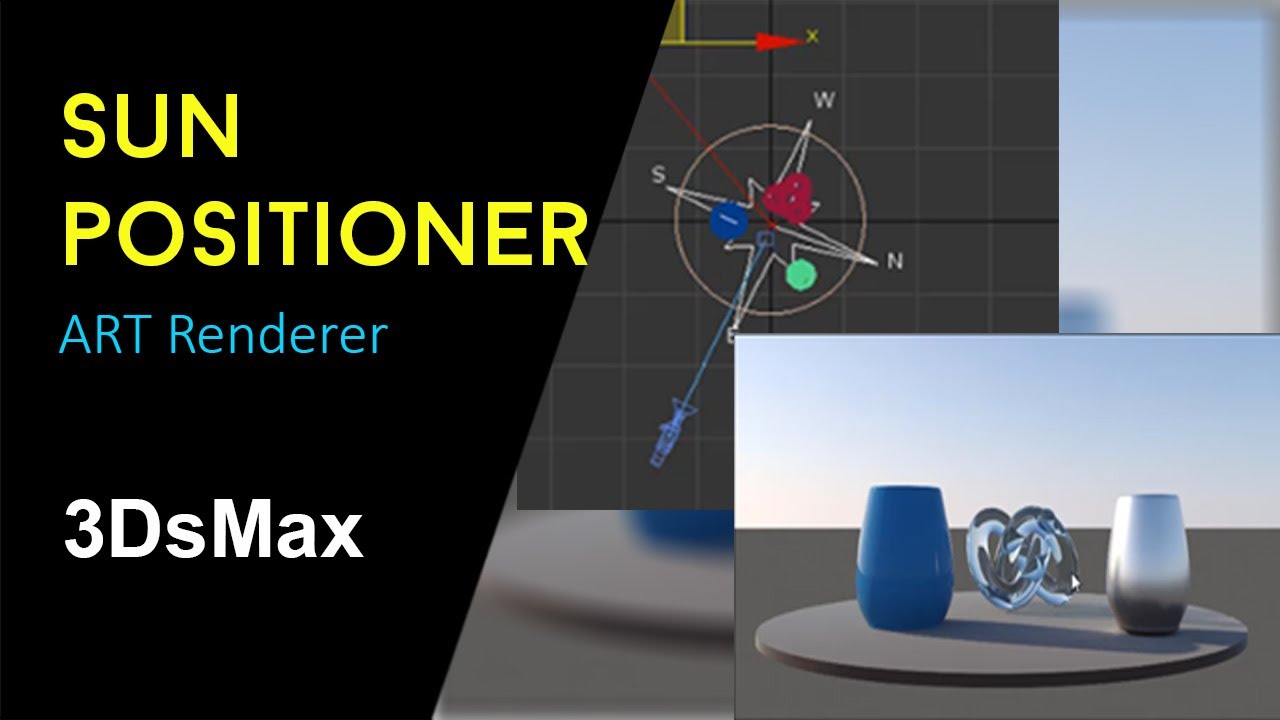 SUN POSITIONER in 3Dsmax | @Quick3D