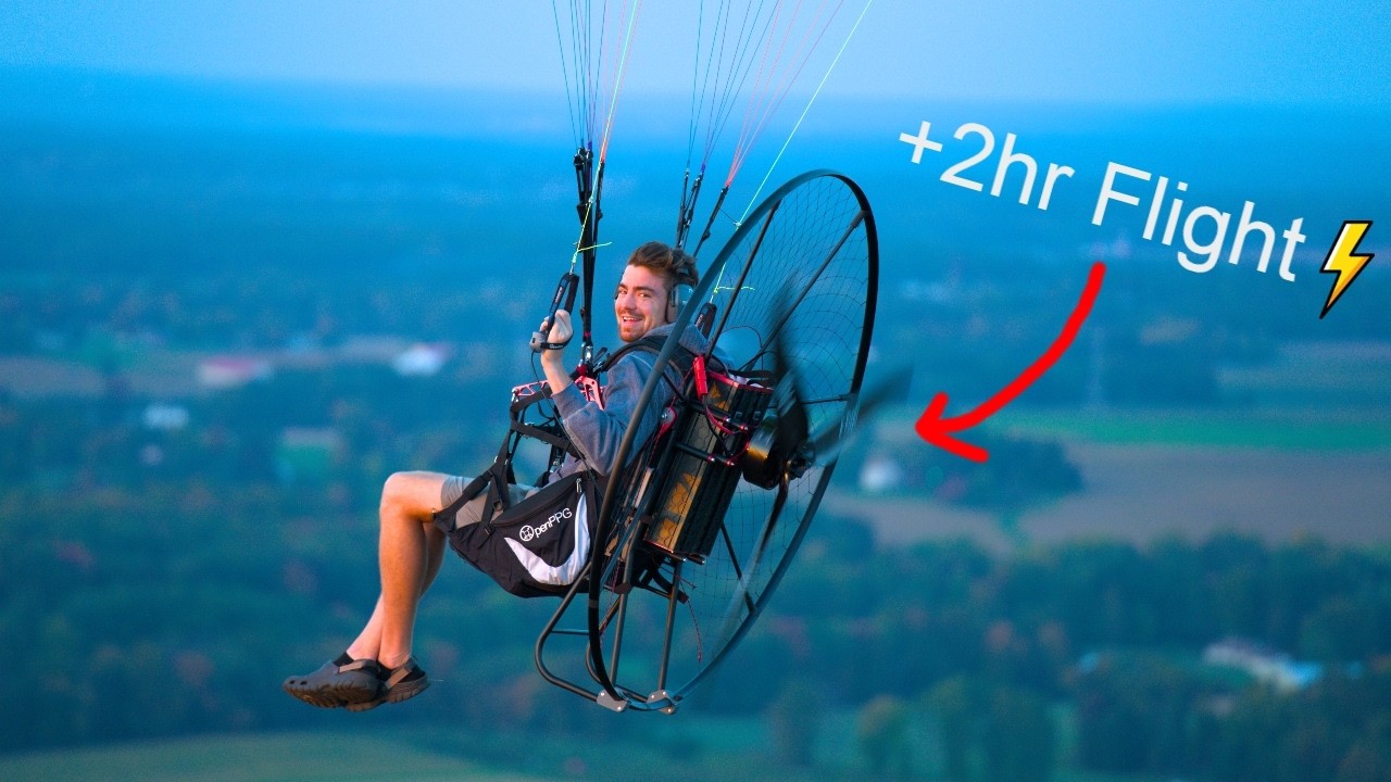 World Record- Electric Paramotor Flight Time