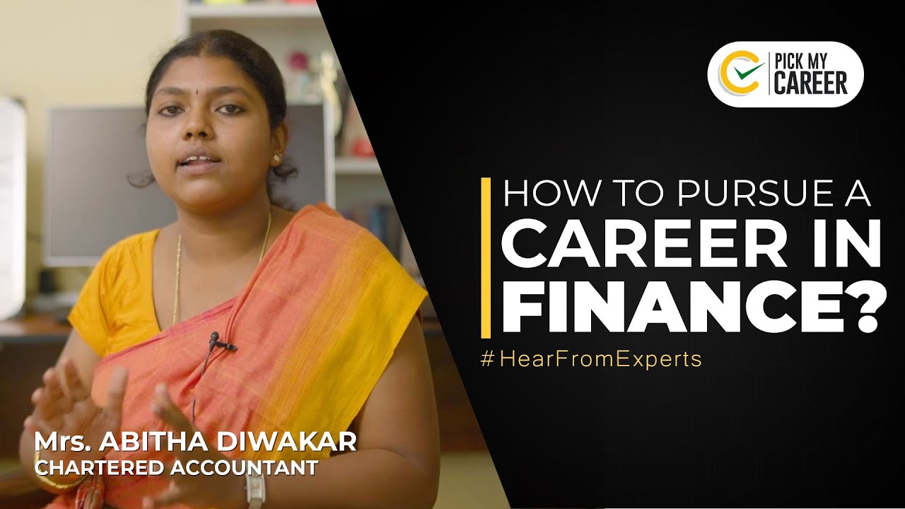 How to pursue a Career in Finance ? | Tamil | PickMyCareer