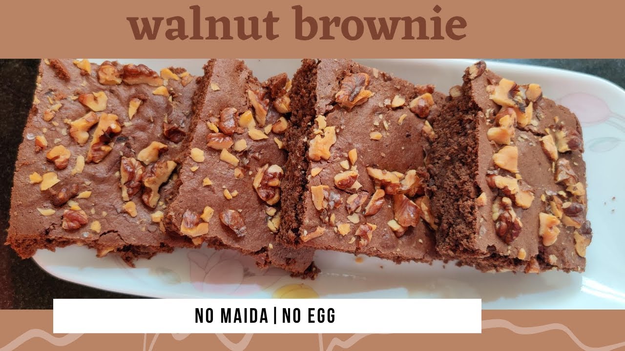 Super Easy Walnut Chocolate Brownie Recipe | Wheat Brownie Recipe | 3 easy steps A Rakhi special |
