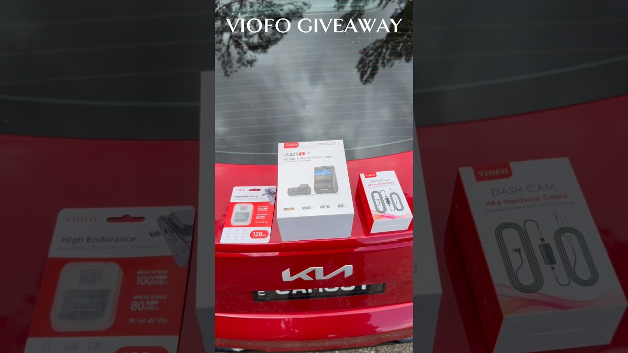 WIN a $722 VIOFO A329S 2-CH Dash Cam. Head to our Instagram to enter! 