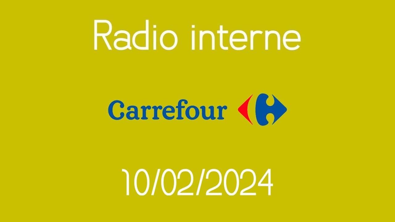 Radio Carrefour Hyper - extrait radio interne