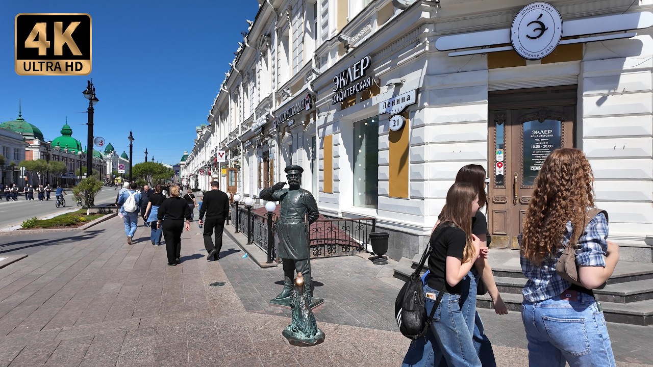 Omsk. Walking around the City Center. May 2026